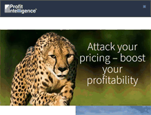 Tablet Screenshot of profitintelligence.com